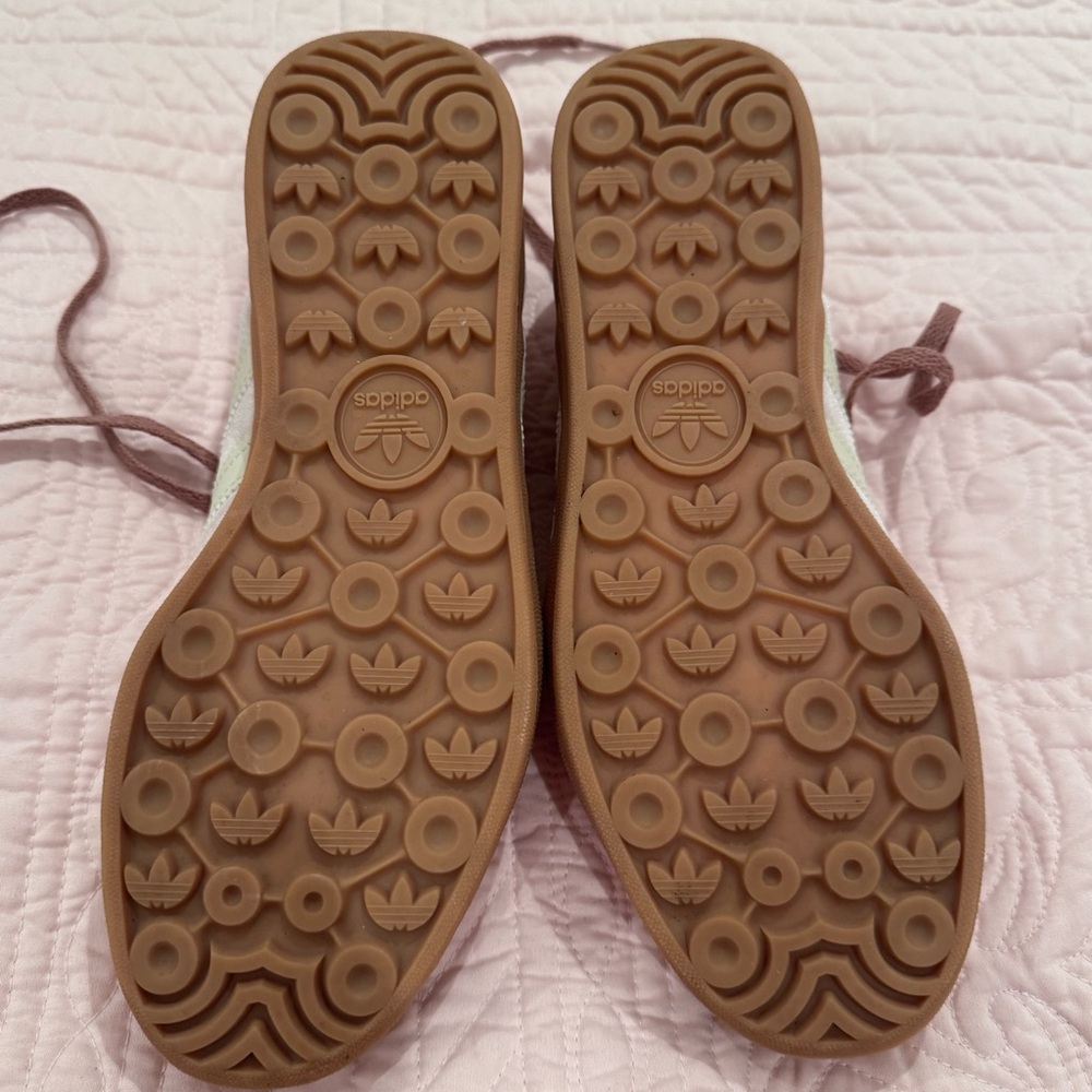 ADIDAS Gazelle Indoor Shoes | size W6.5 | Wonder Quartz/ Warm Clay/Gum - Picture 10 of 13